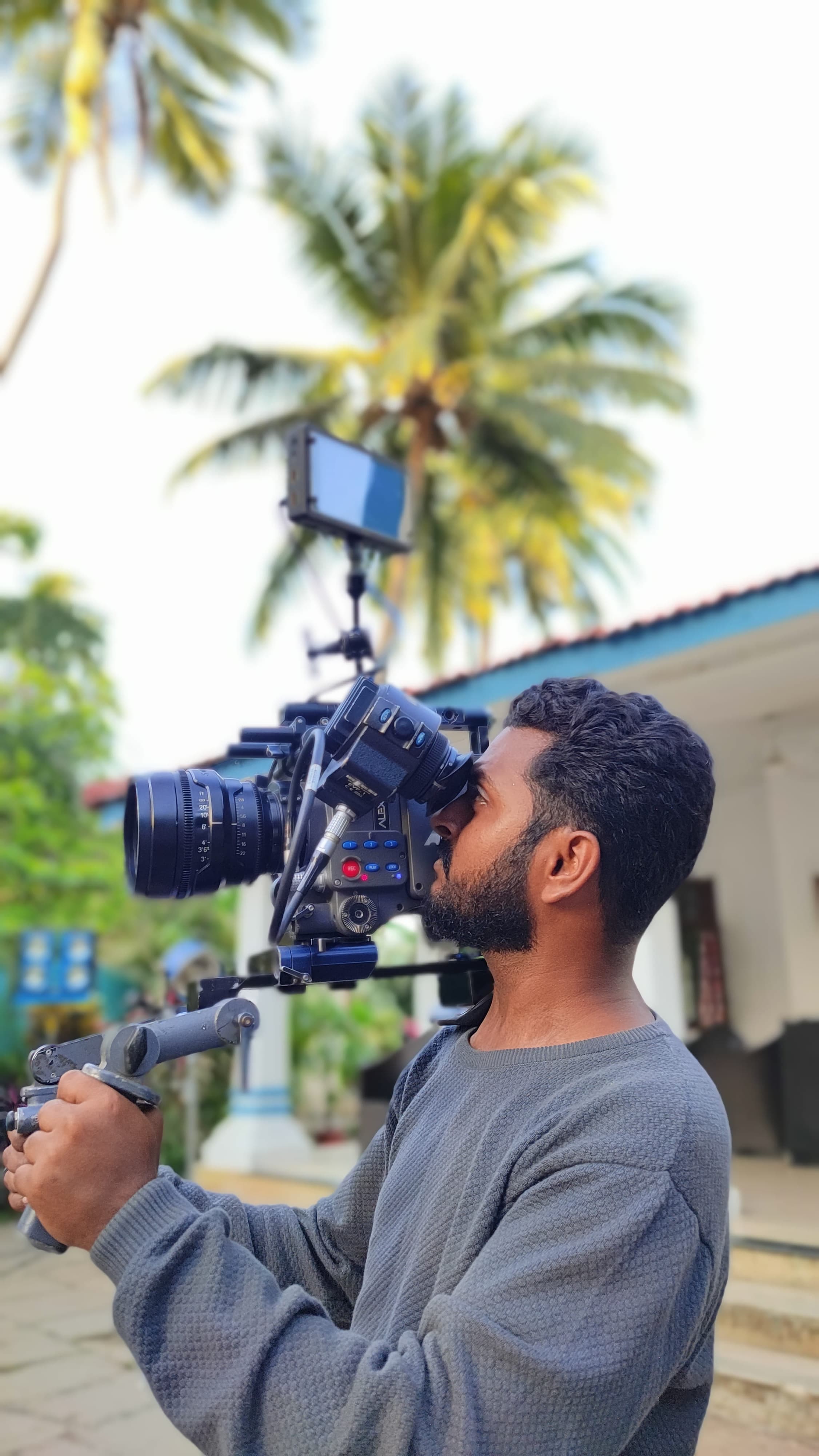 Portrait of Sai Vaibhav, cinematographer based in Bengaluru, India